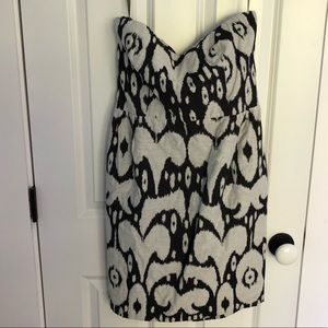 Taylor strapless linen cotton dress 12